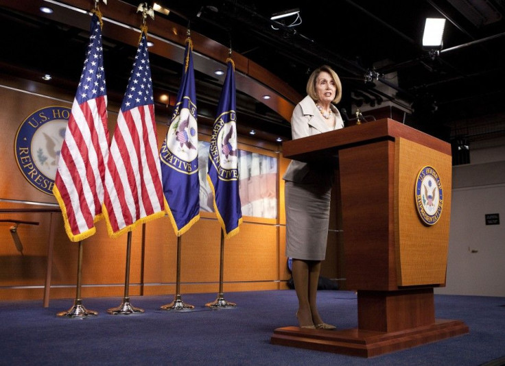 House Minority leader Nancy Pelosi (D-CA) speaks to the media on Capitol Hill