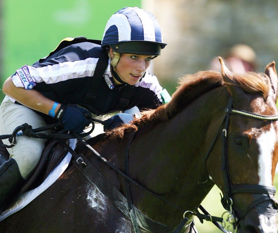 Britains Zara Phillips, daughter of Princess Royal Anne and her first husband, Captain Mark Phillips