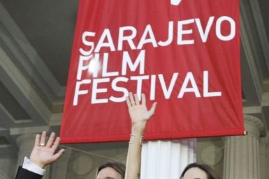 Angelina Jolie and Brad Pitt arrive on red carpet during final night of 17th Sarajevo film festival