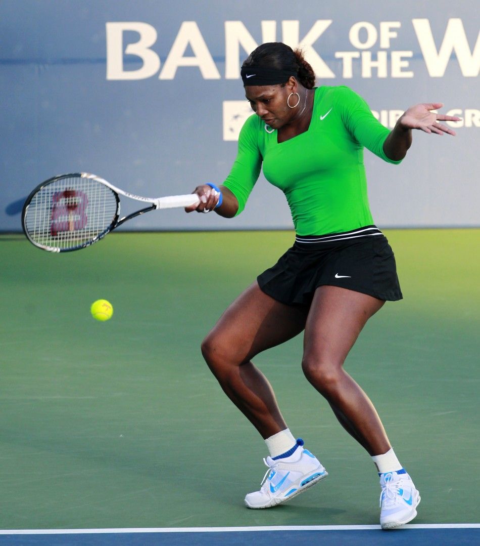 Semi-final match between Serena Williams and Sabine Lisicki