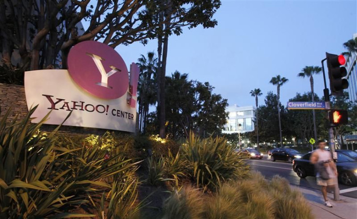 The Yahoo! offices are pictured in Santa Monica