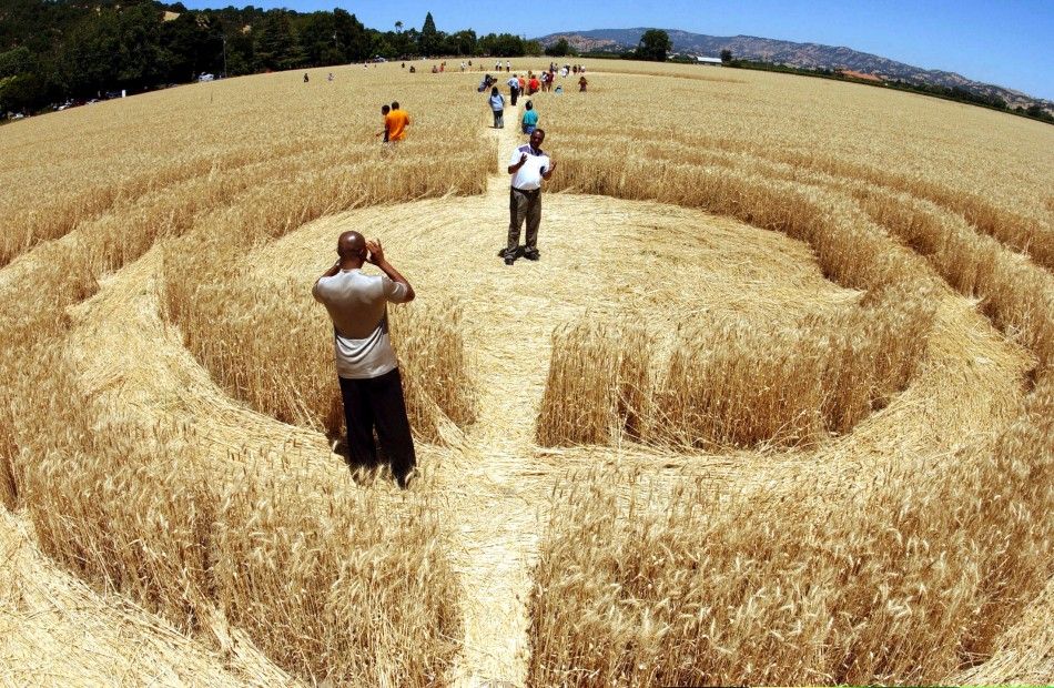 Aliens or Terrestrial Hoaxers Crop Circles Created Using GPS, Lasers and Microwaves.
