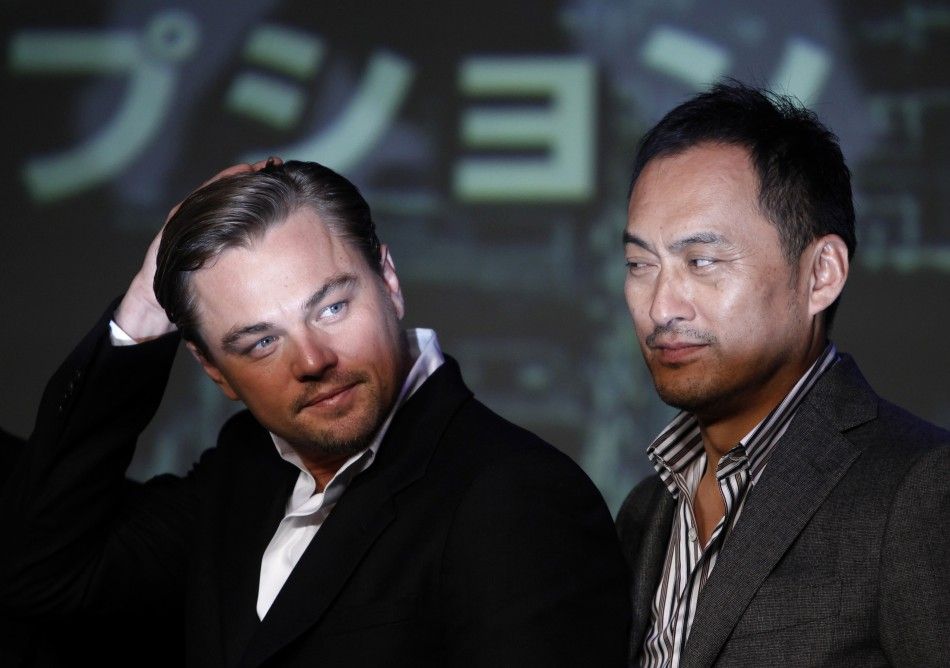 Leonardo DiCaprio and Ken Watanabe
