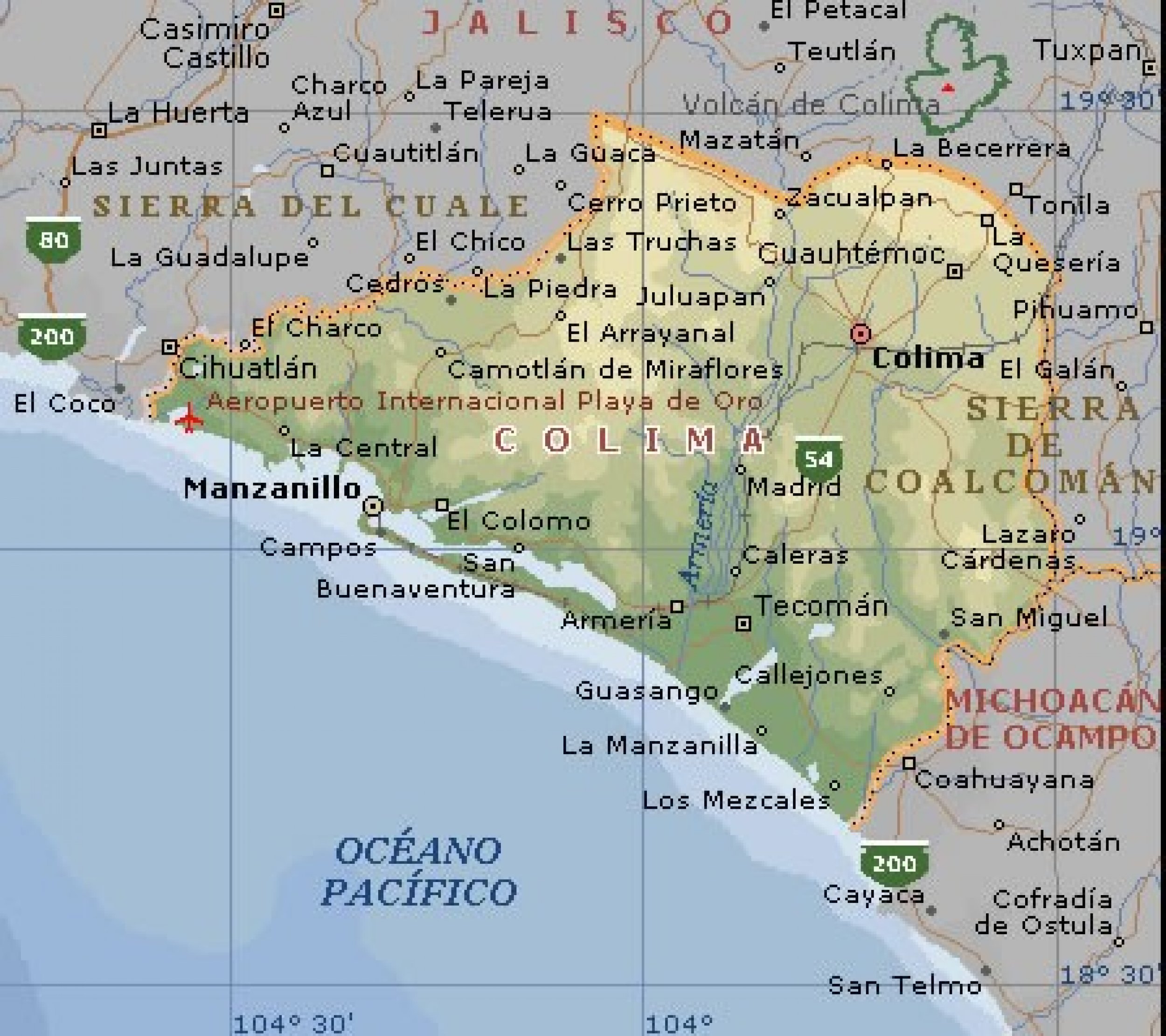 5. Colima-Guadalajara Mexico, 1915