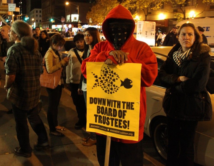 Occupy CUNY Masked Guy