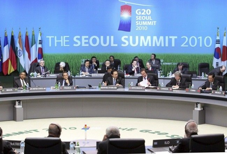 World leaders attend the opening plenary session of the G20 Summit in Seoul November 12, 2010. 