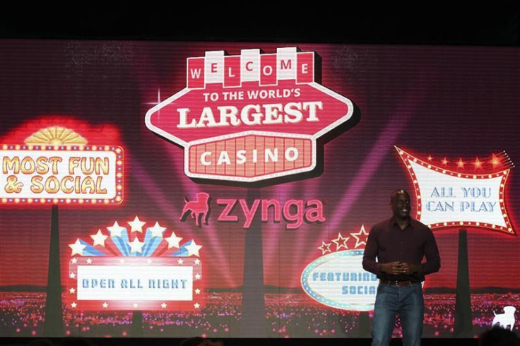 Zynga General Manager Toney introduces Zynga Casino during the Zynga Unleashed event at the company&#039;s headquarters in San Francisco