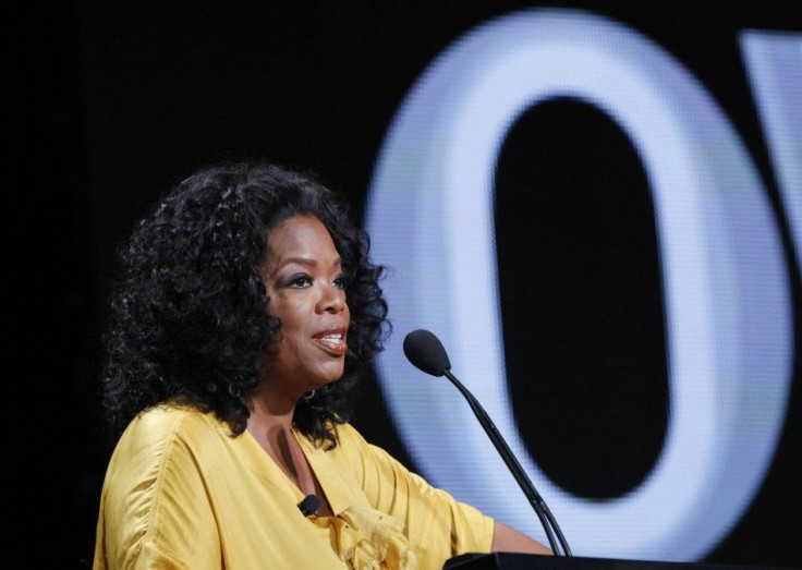 Winfrey speaks during the OWN session at the 2011 Summer Television Critics Association Cable Press Tour in Beverly Hills