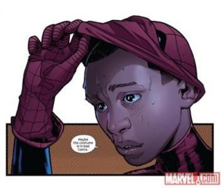 The new Spider-Man for the Obama-age -- a half-black, half-Latino ner