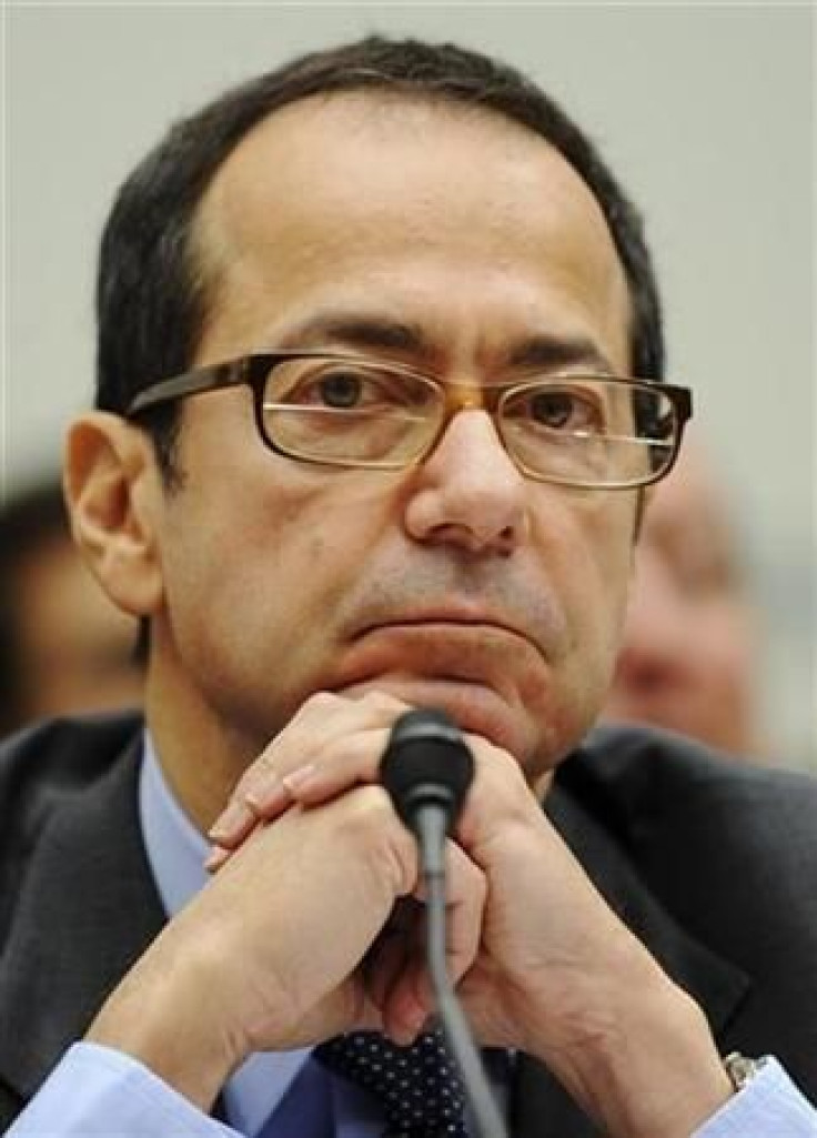 Paulson testifies before a US House Oversight and Government Reform Committee hearing on the regulation of hedge funds, on Capitol Hill in Washington
