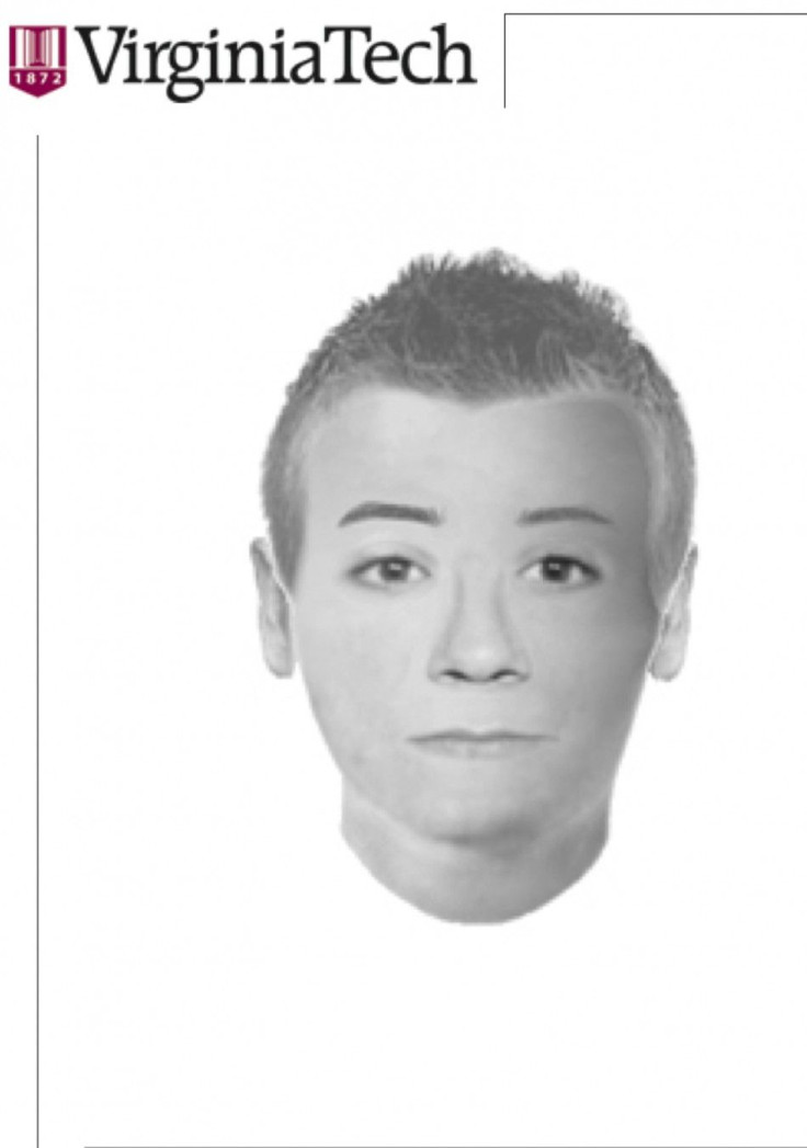A Police composite of the person who was suspected of carrying a gun earlier today on the campus of Virginia Tech