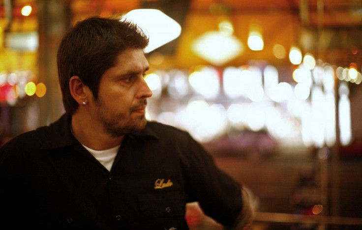 Chef Ludo Lefebvre prepares a pop up dinner at Mel's Diner in Los Angeles