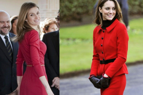 Royals in Red: Princess Letizia vs. Catherine Middleton