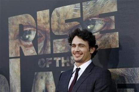 Cast member James Franco poses at the premiere of &#039;&#039;Rise of the Planet of the Apes&#039;&#039; at the Grauman&#039;s Chinese theatre in Hollywood, California