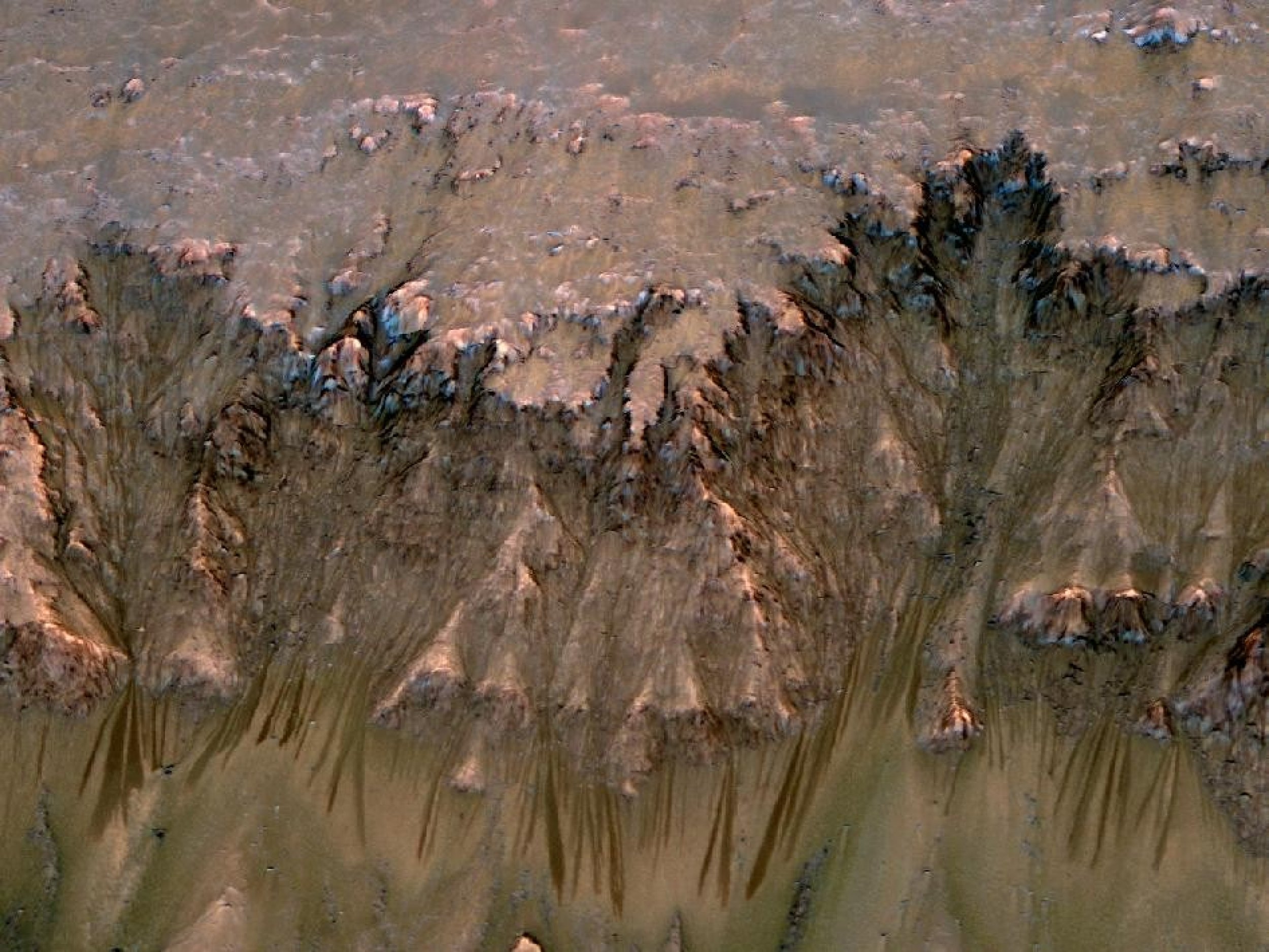 Salty water on Mars