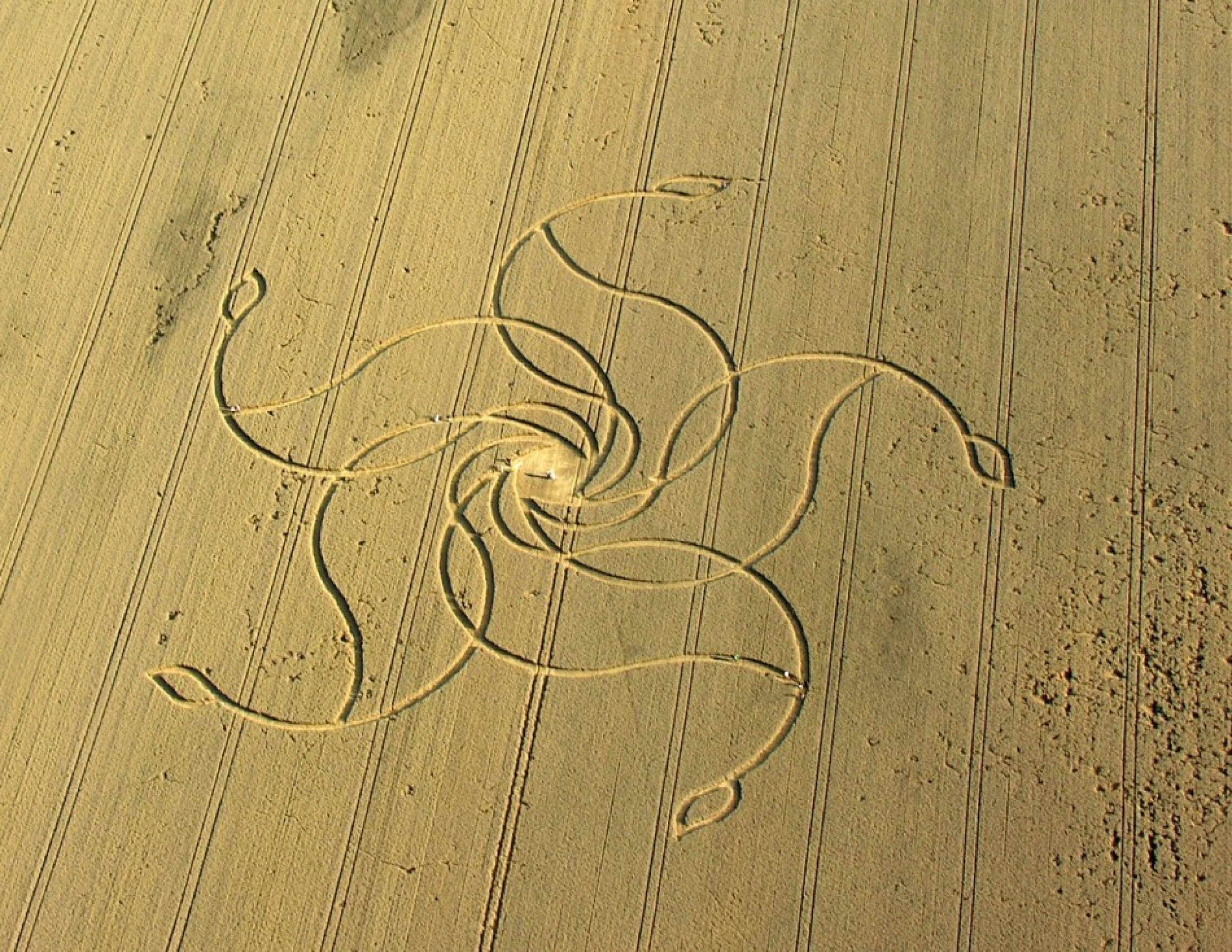 Aliens or Terrestrial Hoaxers Crop Circles Created Using GPS, Lasers and Microwaves.