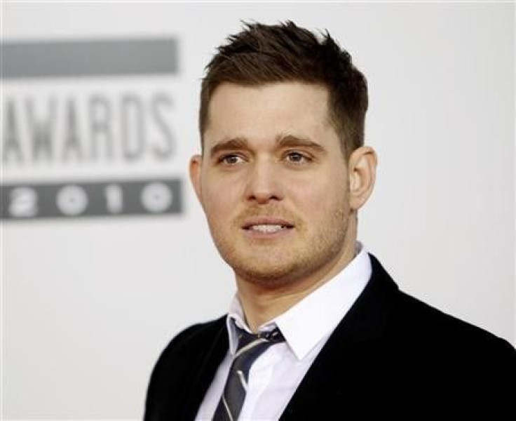 Singer Michael Buble arrives at the 2010 American Music Awards in Los Angeles