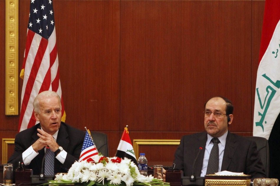 As U.S. Military's Final Day in Iraq Nears, Biden and Maliki Talk ...