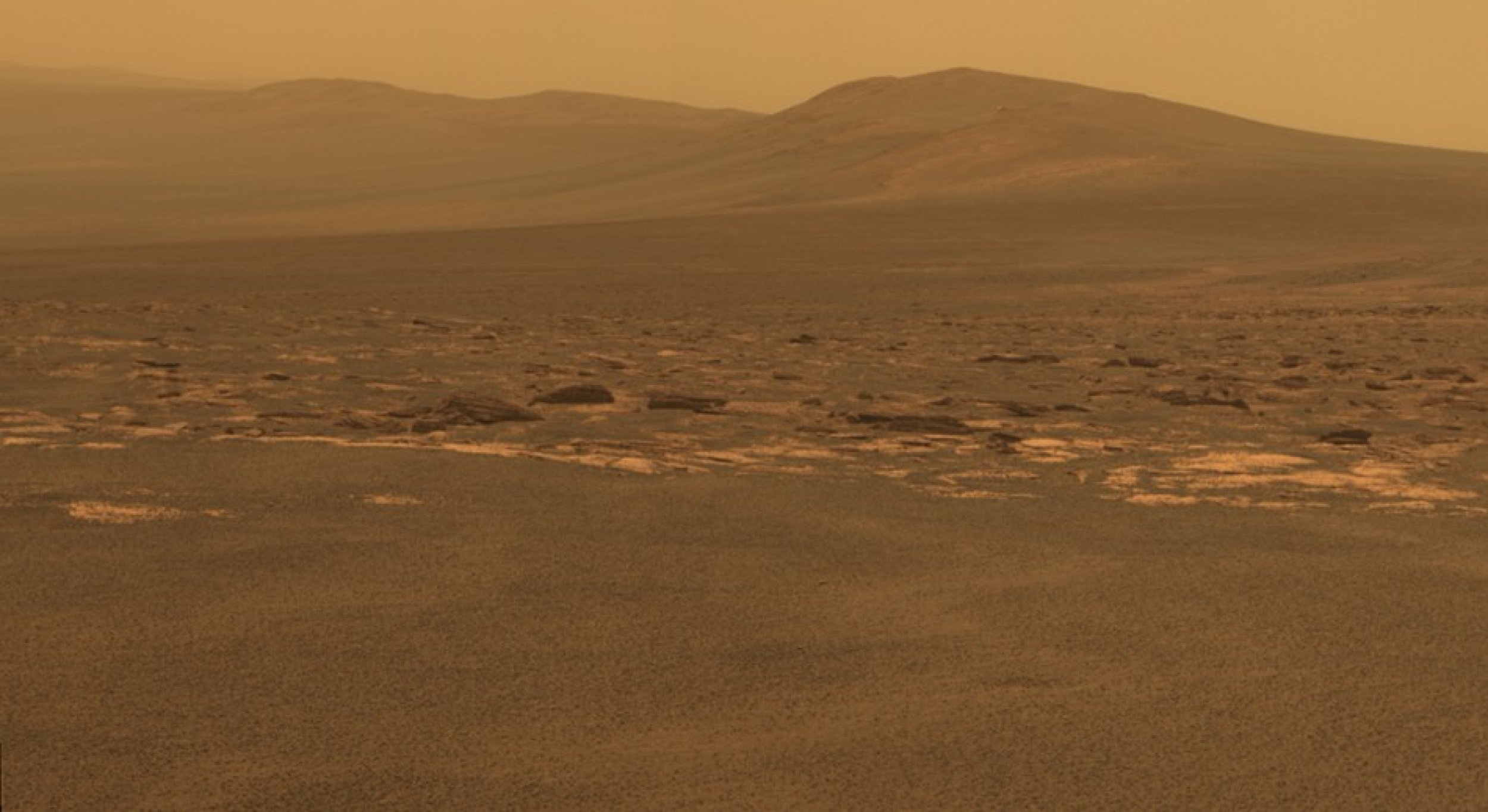 West Rim of Endeavour Crater on Mars  West Rim of Endeavour Crater on Mars