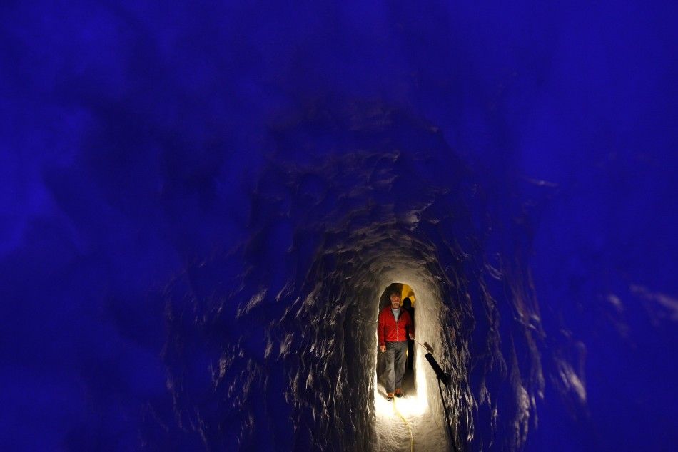 Natural Ice Palace Discovered Deep Inside Austrian Glacier Opened to Visitors