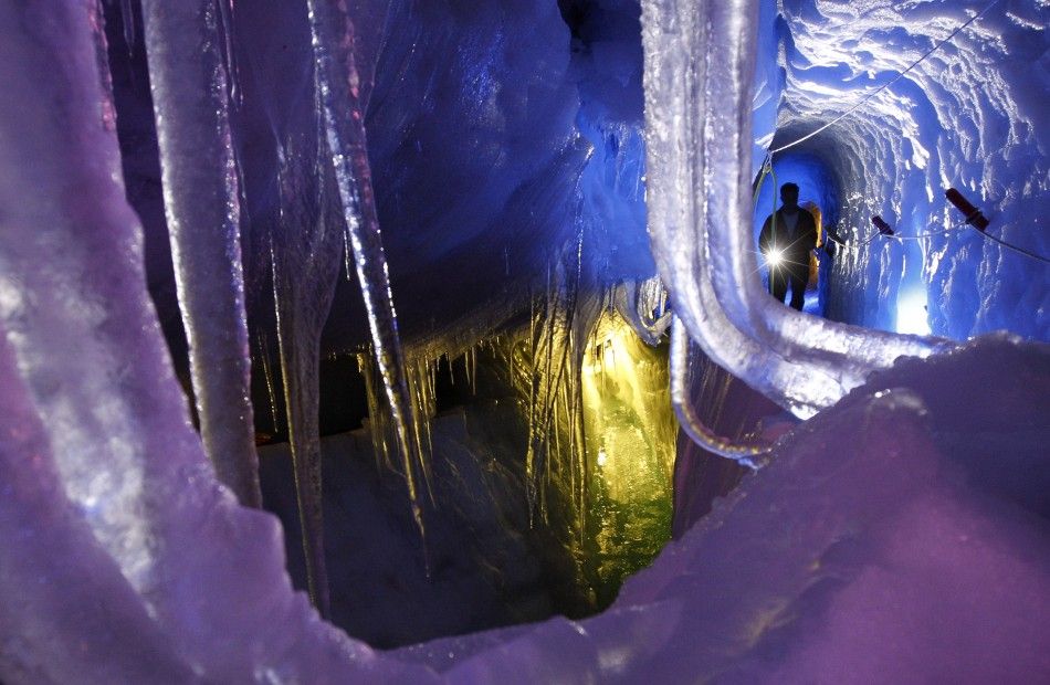 Natural Ice Palace Discovered Deep Inside Austrian Glacier Opened to Visitors