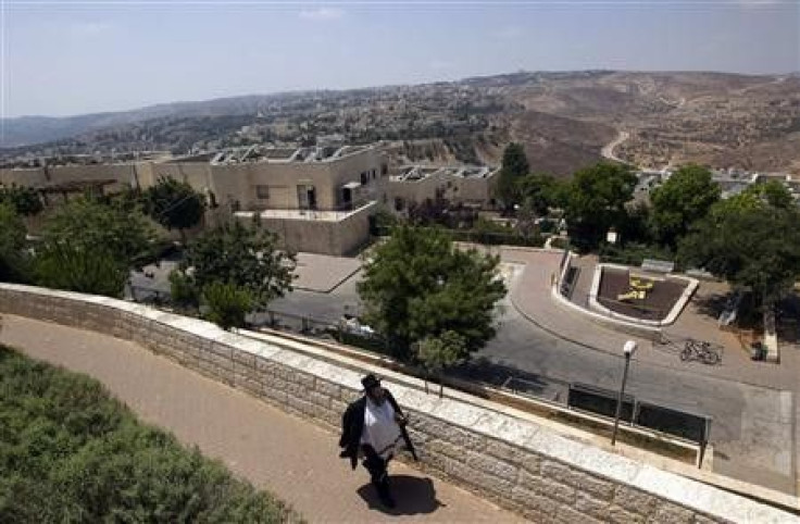 An ultra-Orthodox Jewish man walks in Ramat Shlomo