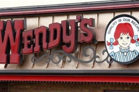 The Wendy&#039;s signage is pictured at a Wendy&#039;s restaurant in Westminster, Colorado