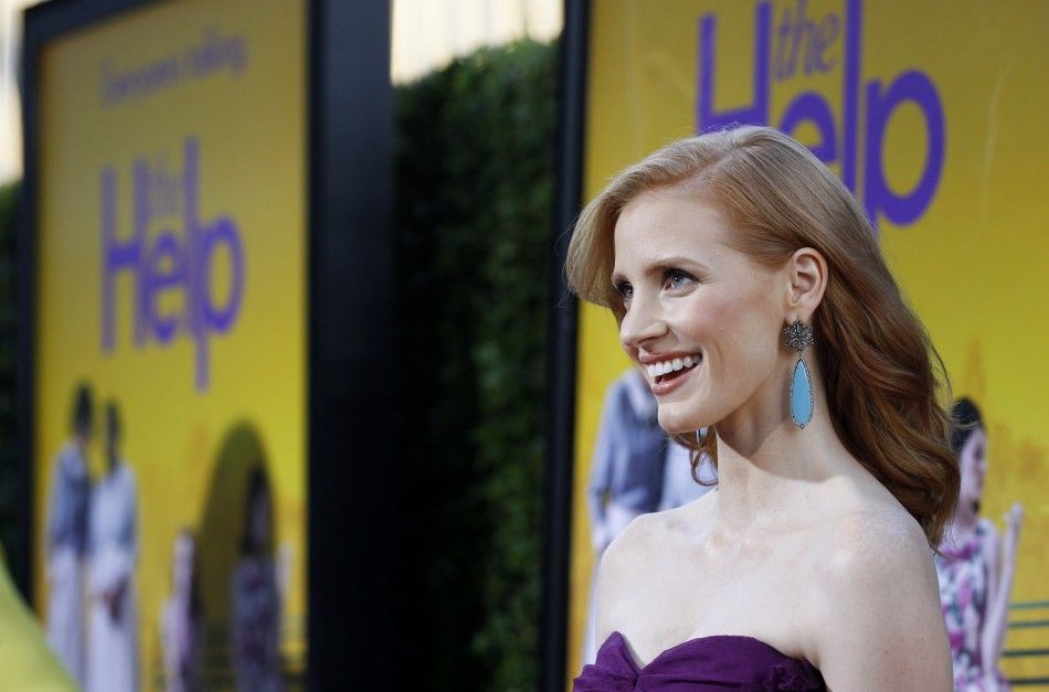 Cast member Jessica Chastain poses at the premiere of the movie quotThe Helpquot at the Samuel Goldwyn Theatre in Beverly Hills, California 