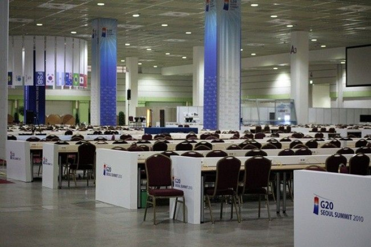 The G20 Seoul Summit Media center is seen a day after the end of the meetings on November 13, 2010.