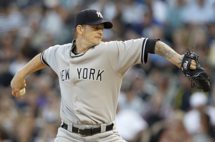 Yankees Burnett throws in the first inning against the White Sox during their MLB American League baseball game in Chicago