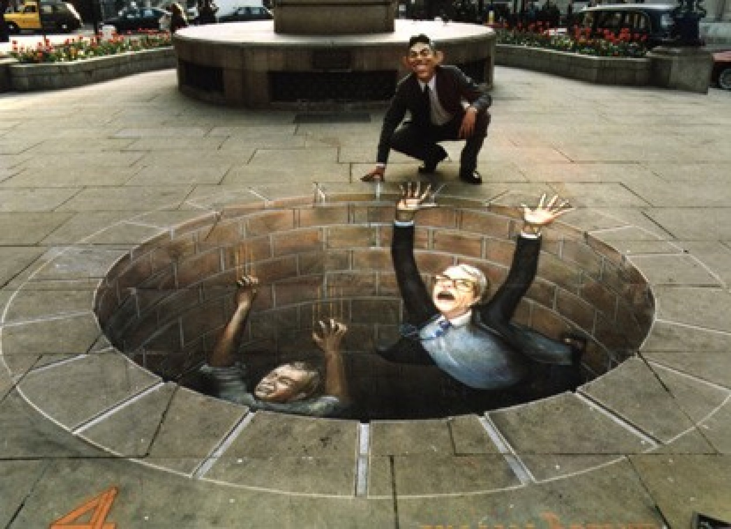 Astounding 3D Images by Beever on the UK streets.