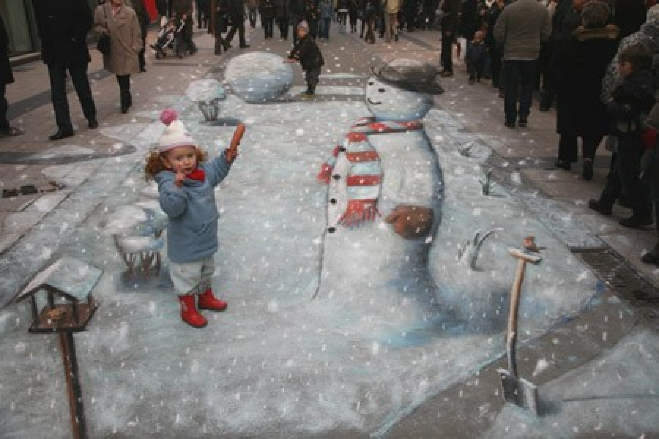 Astounding 3D Images by Beever on the UK streets.