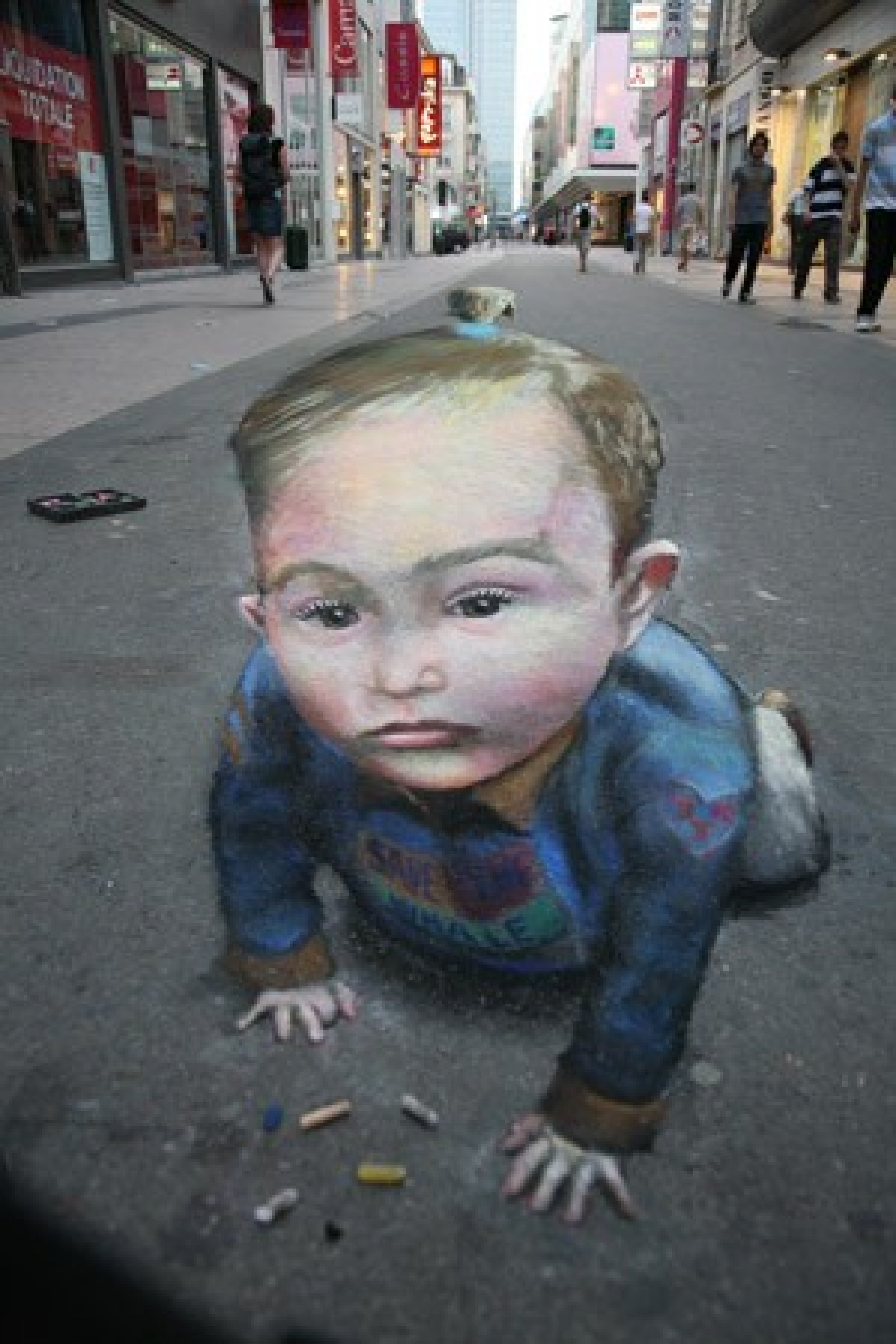 Astounding 3D Images by Beever on the UK streets.