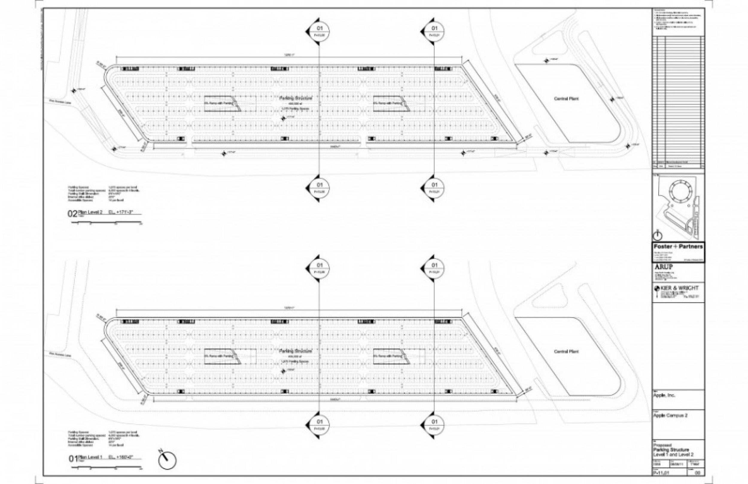 Floor plan cross-section