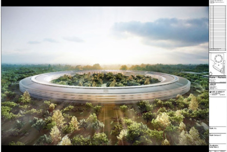Apple new spaceship-like campus renderings