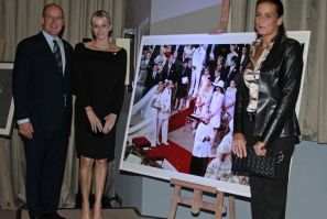 Princess Charlene’s Glam Looks at Fight Aids Monaco Auction