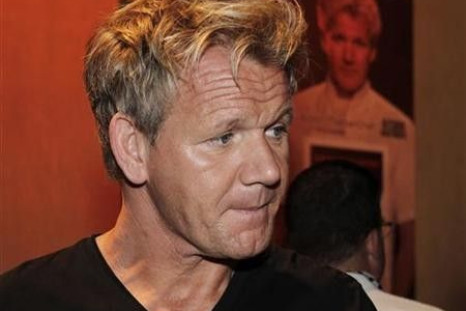 Gordon Ramsay, head chef, judge and executive producer of TV series &#039;Kitchen Nightmares&#039;, &#039;Hell&#039;s Kitchen&#039; and &#039;Masterchef&#039;, attends the FOX Summer TCA Press Tour in Beverly Hills, California