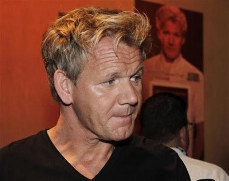 Gordon Ramsay, head chef, judge and executive producer of TV series &#039;Kitchen Nightmares&#039;, &#039;Hell&#039;s Kitchen&#039; and &#039;Masterchef&#039;, attends the FOX Summer TCA Press Tour in Beverly Hills, California