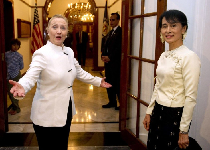 Hillary Clinton and Aung San Suu Kyi