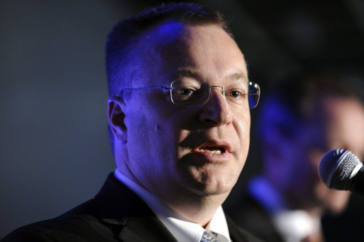 Nokia Chief Executive Elop takes part in the 2011 Nokia Annual General Meeting in Helsinki