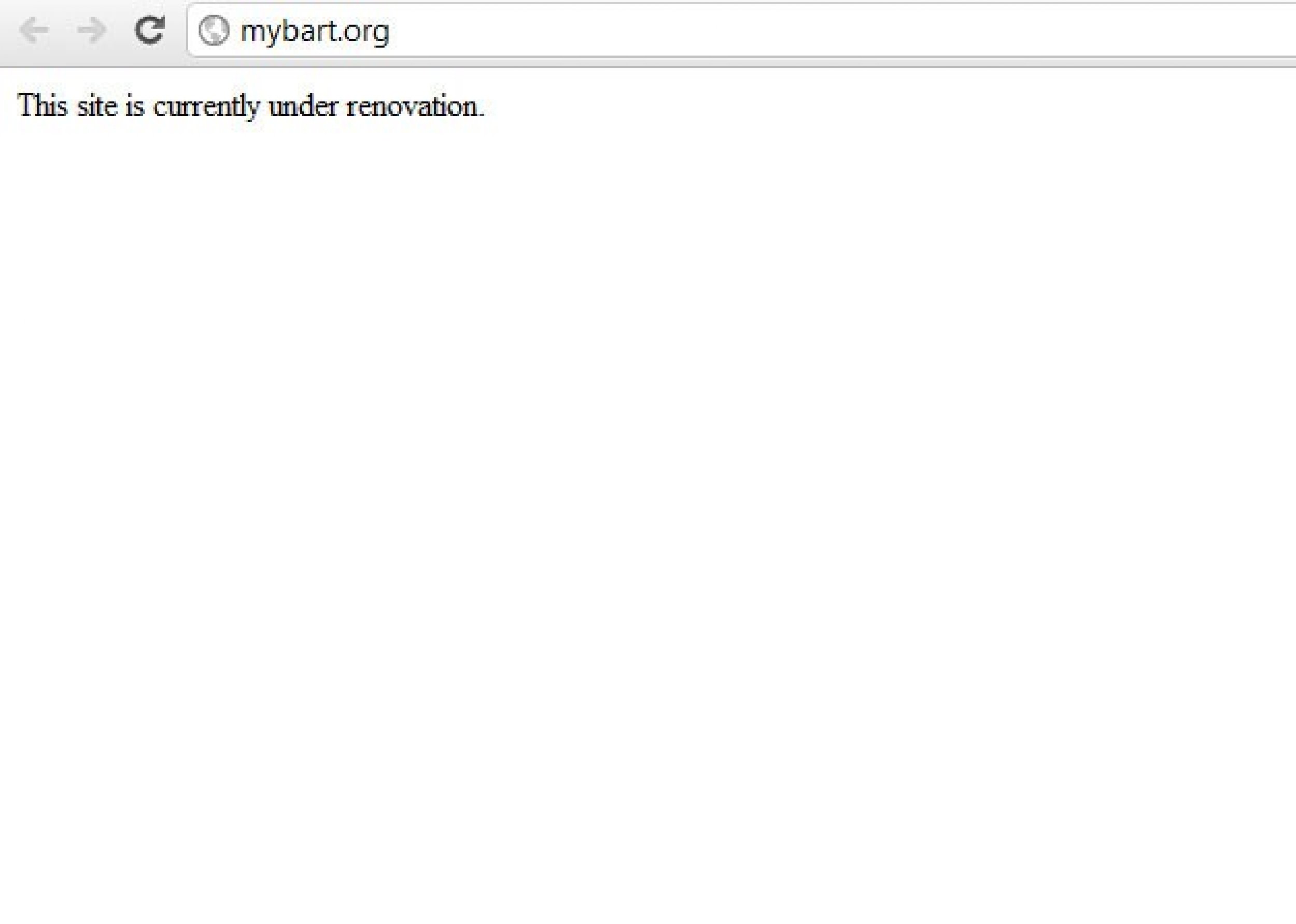 mybart.org has hacked