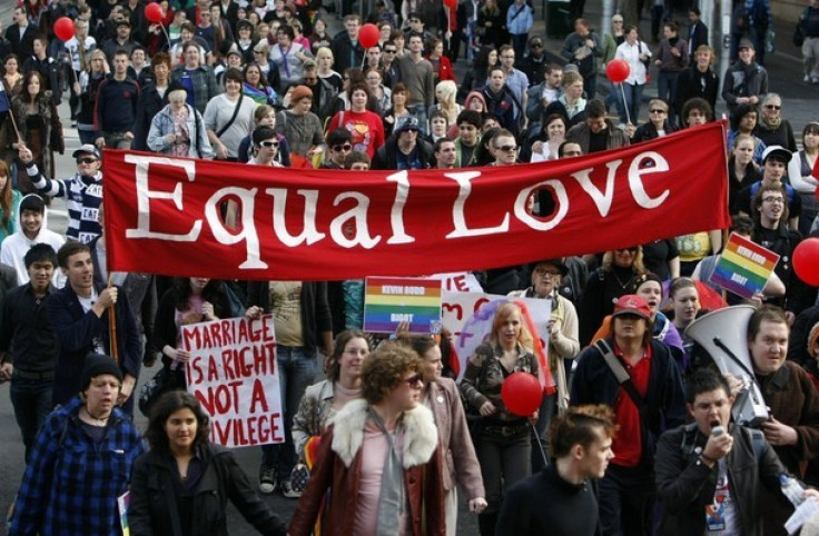 Gay rights march in Australia