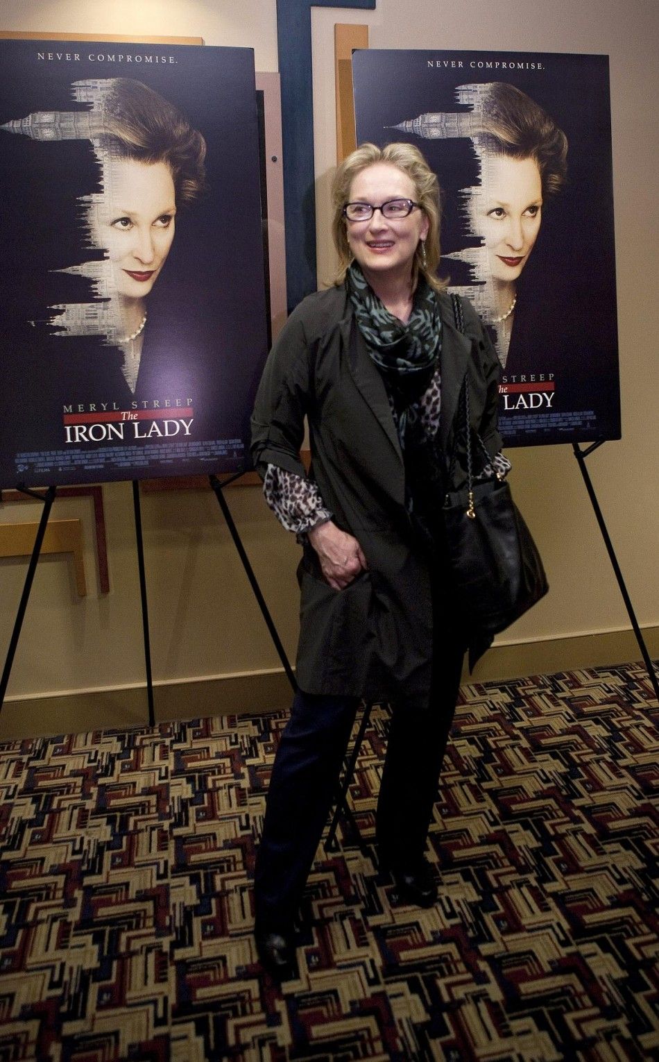 Meryl Streep at the Washginton Premiere of The Iron Lady