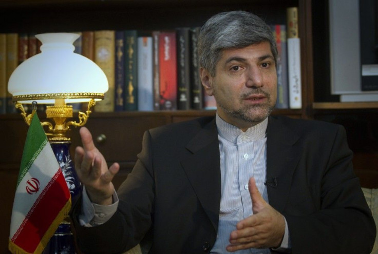 Iranian Foreign Ministry Spokesman Ramin Mehmanparast speaks with a Reuters correspondent during an interview in Tehran June 29, 2011.