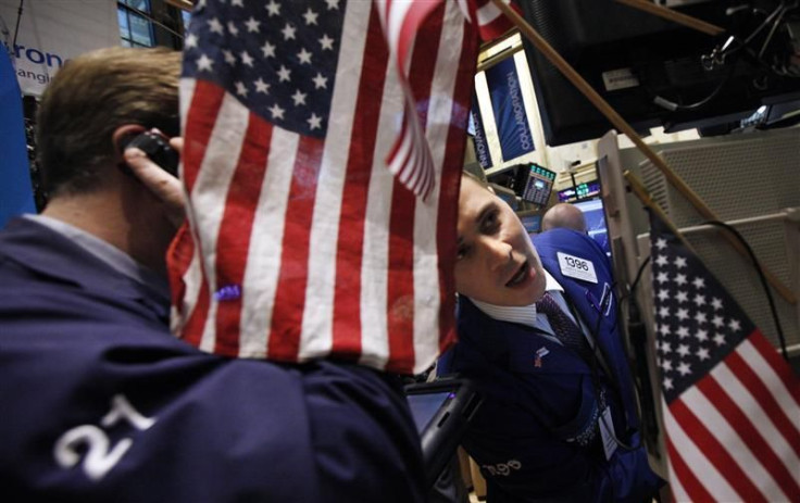 Specialist Joseph Mastrolia works on the floor of the New York Stock Exchange