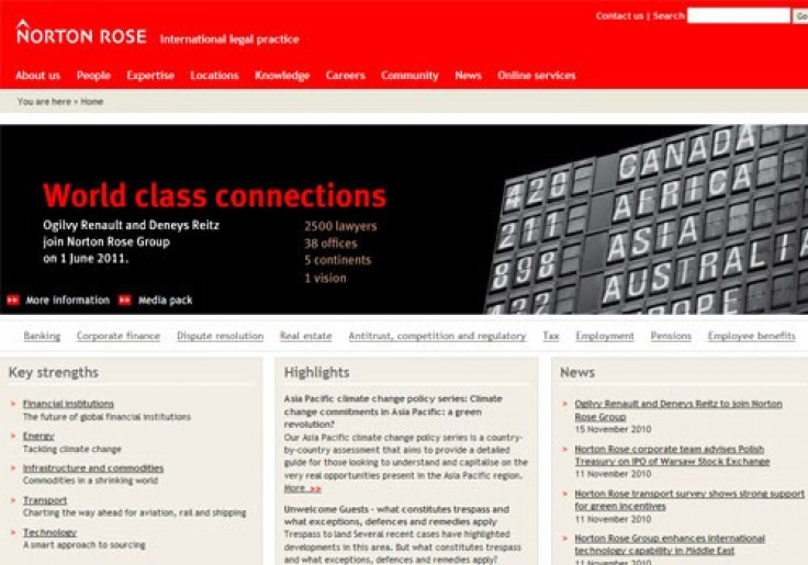 Norton Rose homepage