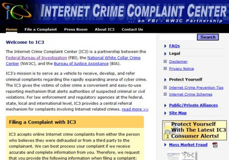 Internet Crime Complaint Center