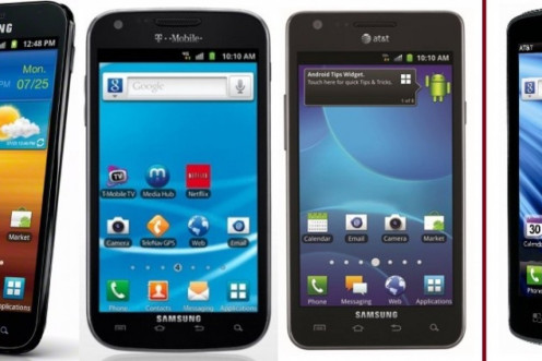 Samsung Galaxy S2 variants from AT&T, Sprint, T-Mobile and LG Nitro HD