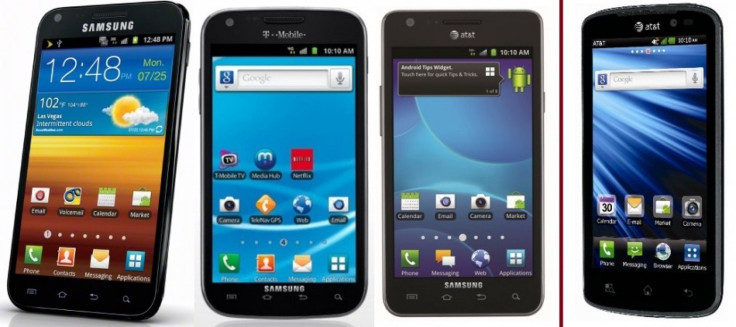Samsung Galaxy S2 variants from AT&T, Sprint, T-Mobile and LG Nitro HD