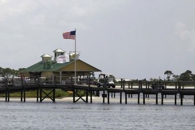 A view of Lime's Bayside Bar and Grill in Panama City Beach August 14, 2010, where U.S. President Barack Obama, first lady Michelle Obama and their daughter Sasha enjoyed lunch during their short vacation on the Florida Gulf Coast. 